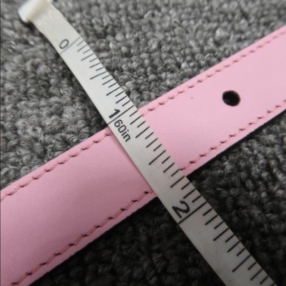 Brand new Authentic Gucci pink Bar”bee”-Hard to find color- bee belt main image 9